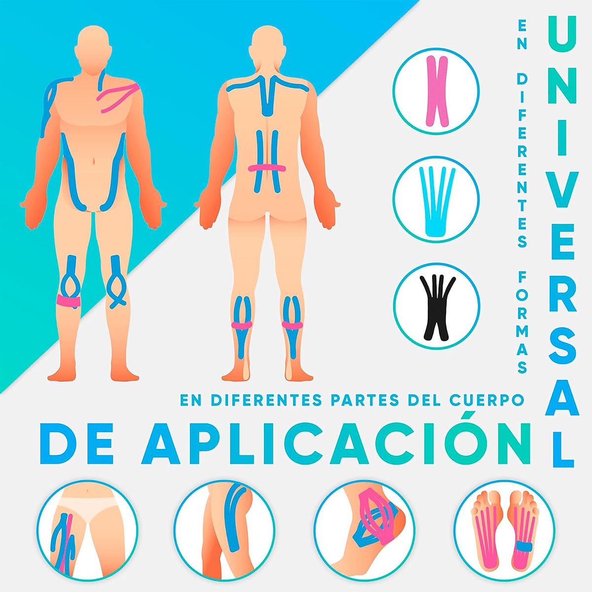 Cinta Kinesiologica Neuromuscular SN-01